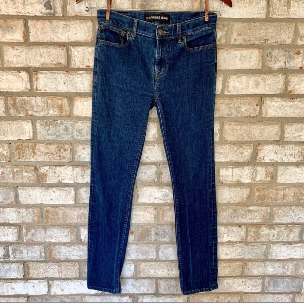 Express Mid Rise Skinny Jean